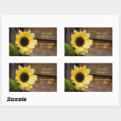Zonnebloem bookplate sticker (Vel)