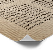 Zonnebloem  Bortende Zitplaats Poster (Hoek)