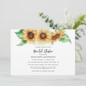 Zonnebloem Botanische Bloemen Vrijgezellenfeest Kaart (Staand voorkant)