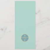 Zonnebloem Botanische Bruiloft Menu (Achterkant)