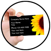 Zonnebloem Botanische Visitekaartjes