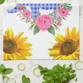 Zonnebloem Boterfly Elephant Floral Kitchen Towel Theedoek (Gevouwen)