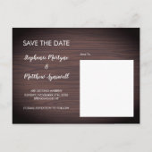 Zonnebloem Bourgondië Roos Lichten Houten Bewaar D Aankondigingskaart (Achterkant)