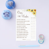 Zonnebloem, boven of onder Vrijgezellenfeest, spel Flyer (Enkel)