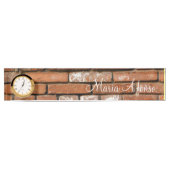 Zonnebloem Brick Construction Desk Naambordje (Voorkant)