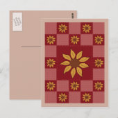 Zonnebloem Briefkaart (Voorkant / Achterkant)