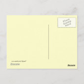 Zonnebloem Briefkaart (Achterkant)