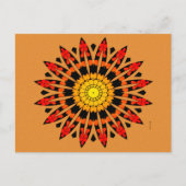 Zonnebloem... Briefkaart (Voorkant)