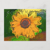 ZONNEBLOEM BRIEFKAART (Voorkant)