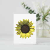 Zonnebloem Briefkaart (Staand voorkant)