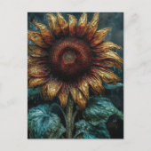 Zonnebloem Briefkaart (Voorkant)