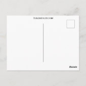 Zonnebloem Briefkaart (Achterkant)