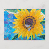 Zonnebloem Briefkaart (Voorkant)