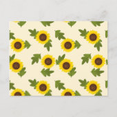 Zonnebloem Briefkaart (Voorkant)