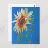 Zonnebloem Briefkaart (Voorkant / Achterkant)