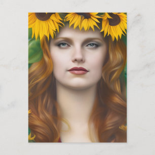 Zonnebloem Briefkaart