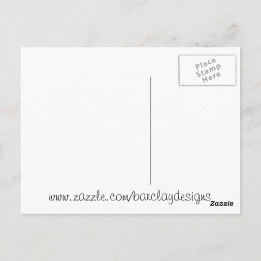 Zonnebloem Briefkaart (Achterkant)