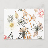 Zonnebloem Briefkaart (Voorkant)