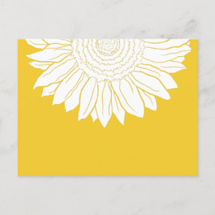 zonnebloem briefkaart