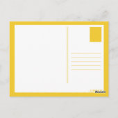 zonnebloem briefkaart (Achterkant)