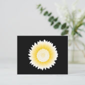 zonnebloem briefkaart (Staand voorkant)
