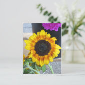 Zonnebloem Briefkaart (Staand voorkant)