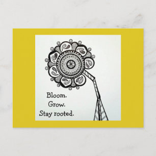Zonnebloem Briefkaart