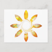 Zonnebloem Briefkaart (Voorkant)