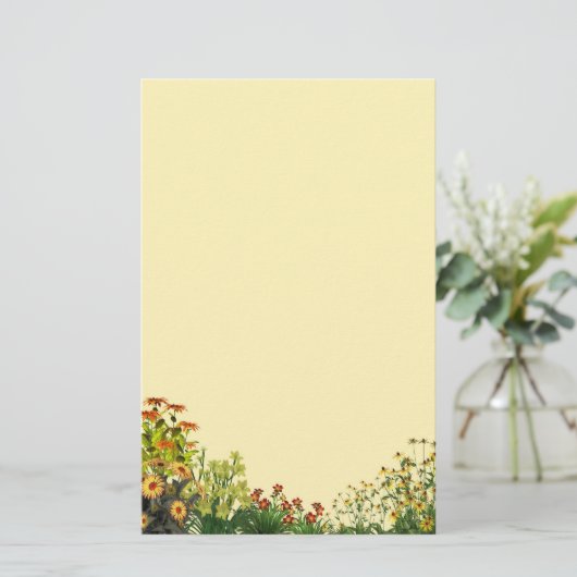 Zonnebloem Briefpapier (Staand voorkant)