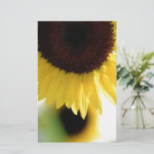 Zonnebloem Briefpapier (Staand voorkant)