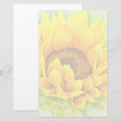 Zonnebloem Briefpapier (Voorkant / Achterkant)