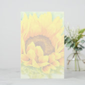 Zonnebloem Briefpapier (Staand voorkant)