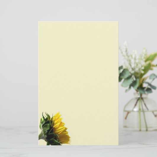 Zonnebloem Briefpapier (Staand voorkant)