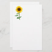 Zonnebloem Briefpapier (Voorkant / Achterkant)