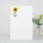 Zonnebloem Briefpapier (Staand voorkant)