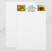Zonnebloem Briefpapier Aangepaste Persoonlijke Zon (Voorkant / Achterkant)