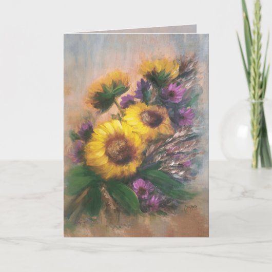 Zonnebloem Bries 5X7 Kaart (Voorkant)