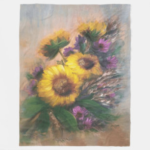 Zonnebloem Bries Fleece Deken
