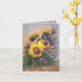 Zonnebloem Bries Kaart (Gele Bloem)