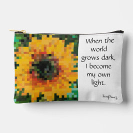 Zonnebloem Bright Floral Pixel Art Etui