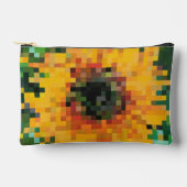 Zonnebloem Bright Floral Pixel Art Etui (Voorkant)