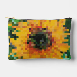 Zonnebloem Bright Floral Pixel Art Etui