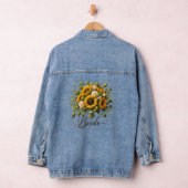 Zonnebloem bruid denim jas denim jacket (Hangar)