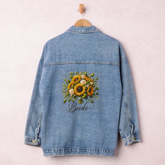 Zonnebloem bruid denim jas denim jacket (Hangar)