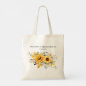 Zonnebloem Bruidsfeest cadeautjes Tote Bag (Achterkant)