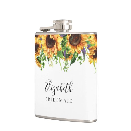 Zonnebloem Bruidsfeest Fles Heupfles (Links)