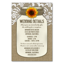 Zonnebloem Bruiloft Receptie Accommodatie Kaarten