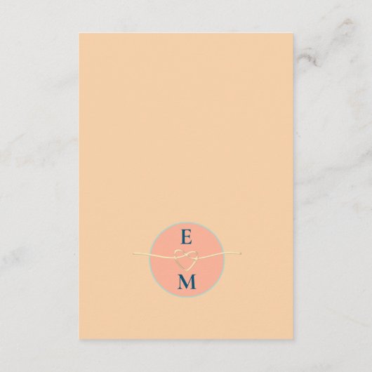 Zonnebloem bruiloft receptie informatiekaartje (Achterkant)