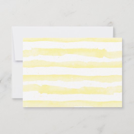 Zonnebloem bruiloft RSVP Kaart met nummer bijwonen (Achterkant)