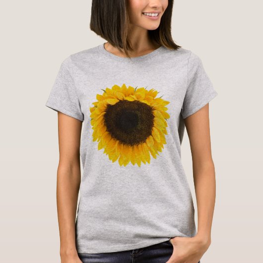Zonnebloem bruiloft t-shirt (Voorkant)